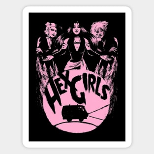 hex girls pink Magnet